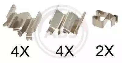 Ремкомплект колодок тормозных 1244Q ABS 1244Q