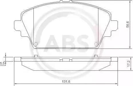 Колодки тормозные 37205 ABS 37205