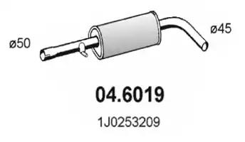 Глушитель 046019 ASSO 046019