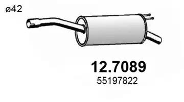 Глушитель 127089 ASSO 127089