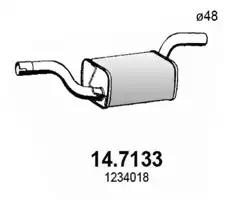 Глушитель 147133 ASSO 147133