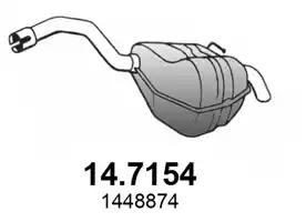 Глушитель 147154 ASSO 147154