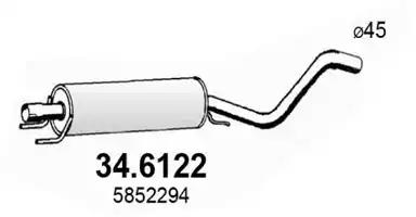 Резонатор 346122 ASSO 346122