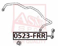 Стойка стабилизатора 0523FRR ASVA 0523FRR