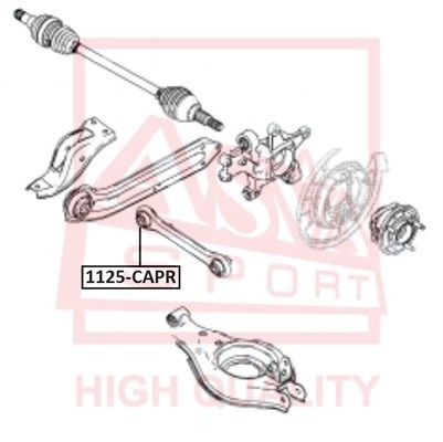 Рычаг подвески 1125CAPR ASVA 1125CAPR