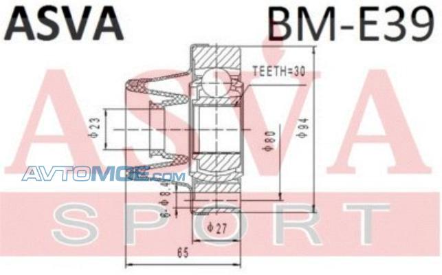 ШРУС BME39 ASVA BME39