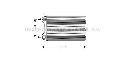 Радиатор отопителя AIA6223 AVA AIA6223