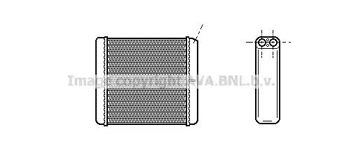 Радиатор отопителя OL6206 AVA OL6206