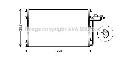 Радиатор кондиционера VO5139 AVA VO5139
