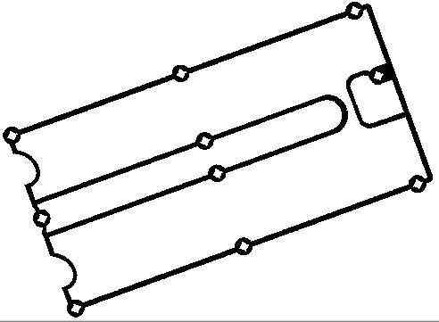 Прокладка крышки клапанной RC7383 BGA RC7383