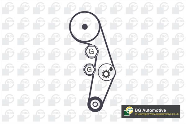 Комплект ремня ГРМ TB0150K BGA TB0150K