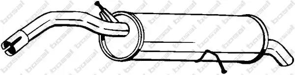 Глушитель 135105 BOSAL 135105