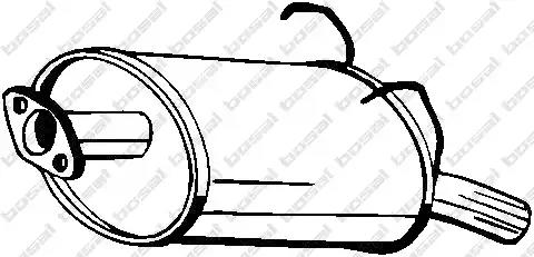 Глушитель 163197 BOSAL 163197