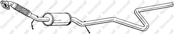 Глушитель 288027 BOSAL 288027