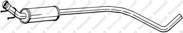 Глушитель 288169 BOSAL 288169