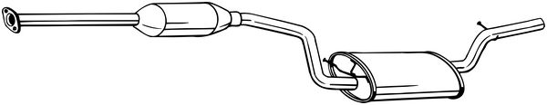 Глушитель 288203 BOSAL 288203