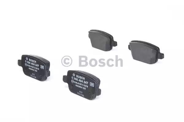 Колодки тормозные 0986494247 BOSCH 0986494247