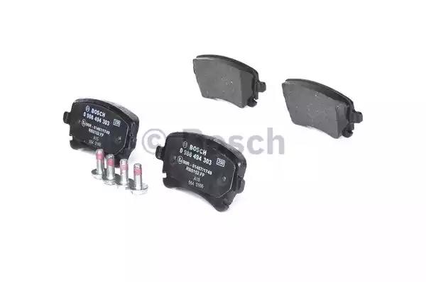 Колодки тормозные 0986494303 BOSCH 0986494303