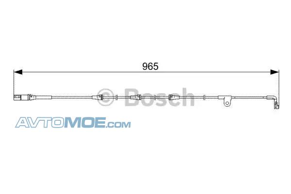 Датчик износа колодок 1987473027 BOSCH 1987473027