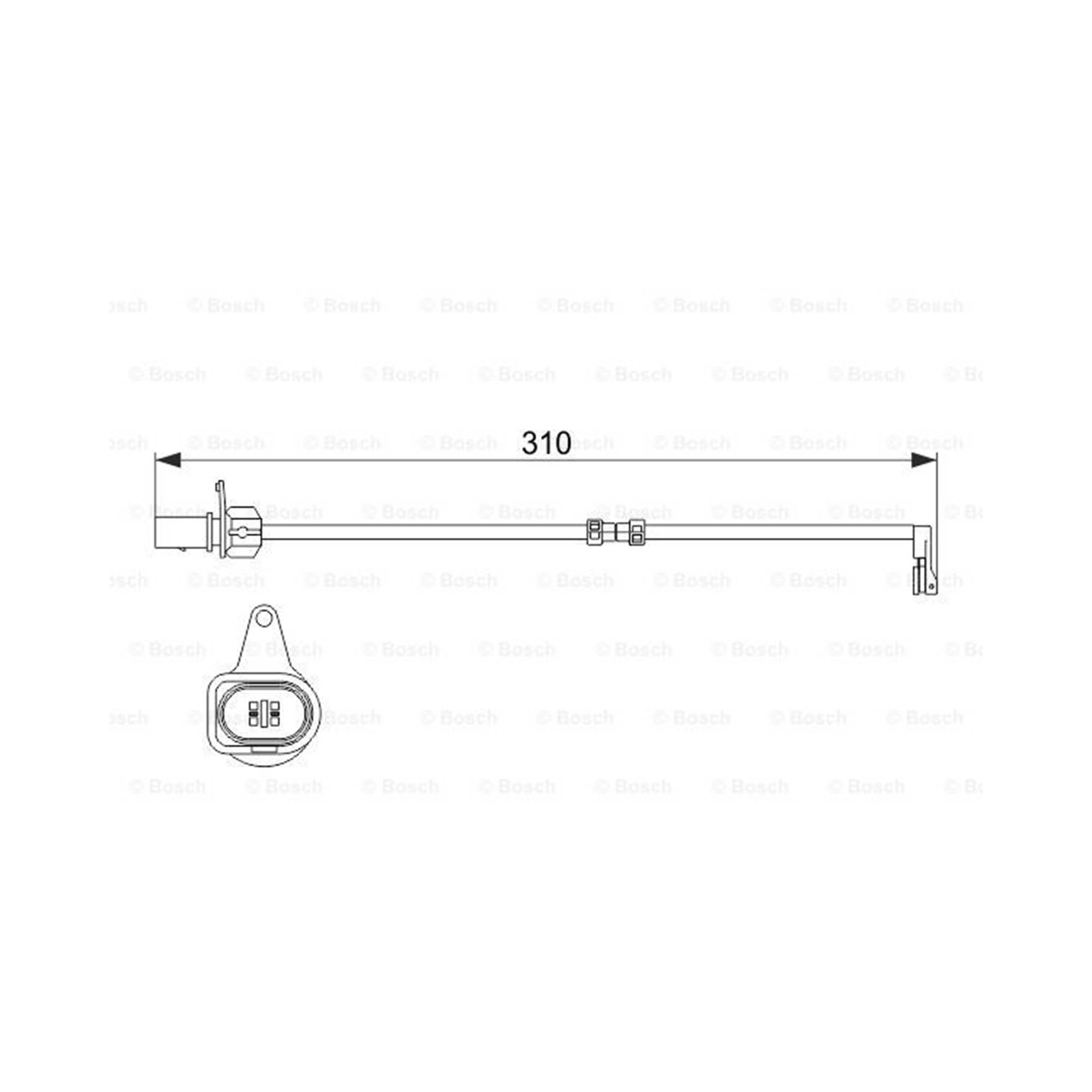 Датчик износа колодок 1987474506 BOSCH 1987474506