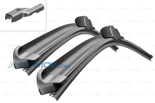 A077S Щетки стеклоочистителя, комплект BOSCH 3397014077