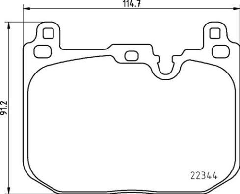 Колодки тормозные P06097 BREMBO P06097