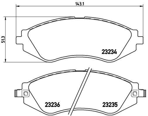 Колодки тормозные P15002 BREMBO P15002