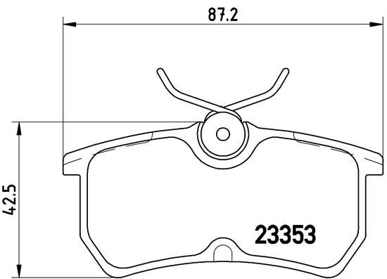 Колодки тормозные P24047 BREMBO P24047