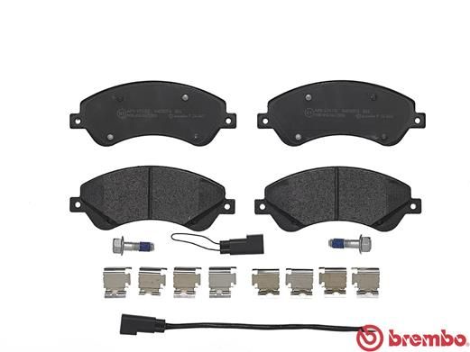 Колодки тормозные P24065 BREMBO P24065