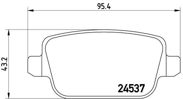 Колодки тормозные P24075 BREMBO P24075