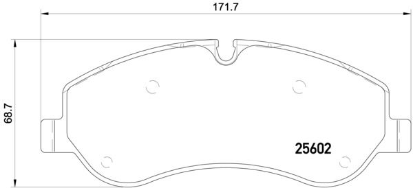 Колодки тормозные P24152 BREMBO P24152