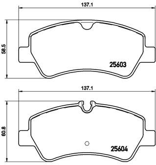 Колодки тормозные P24160 BREMBO P24160