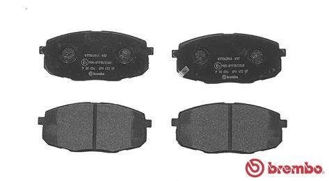 Колодки тормозные P30034 BREMBO P30034