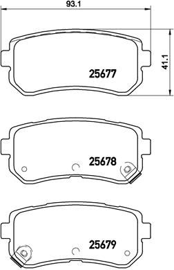Колодки тормозные P30068 BREMBO P30068