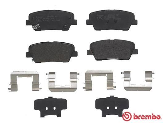 Колодки тормозные P30081 BREMBO P30081