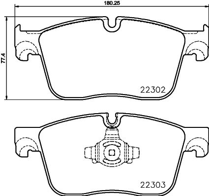 Колодки тормозные P36031 BREMBO P36031