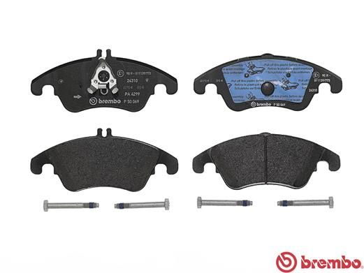 Колодки тормозные P50069 BREMBO P50069