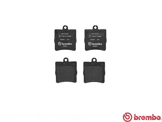 Колодки тормозные P50072 BREMBO P50072