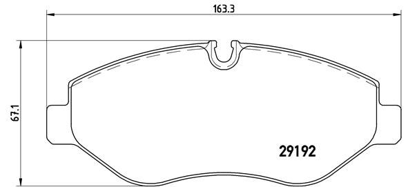 Колодки тормозные P50085 BREMBO P50085