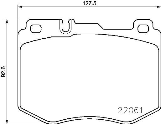 Колодки тормозные P50120 BREMBO P50120