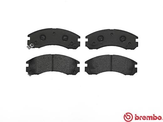 Колодки тормозные P54017 BREMBO P54017