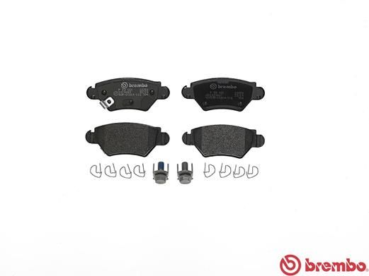Колодки тормозные P59031 BREMBO P59031