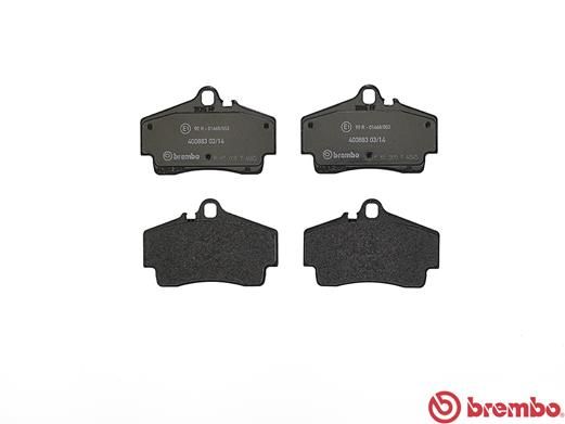 Колодки тормозные P65008 BREMBO P65008