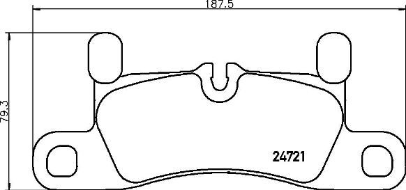 Колодки тормозные P65030 BREMBO P65030