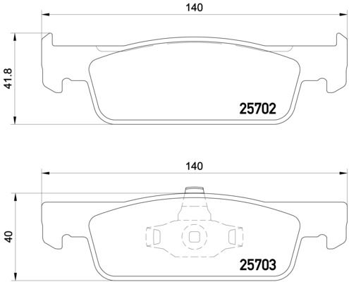 Колодки тормозные P68059 BREMBO P68059