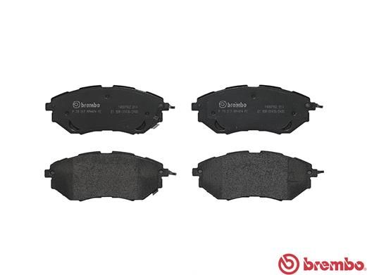 Колодки тормозные P78017 BREMBO P78017