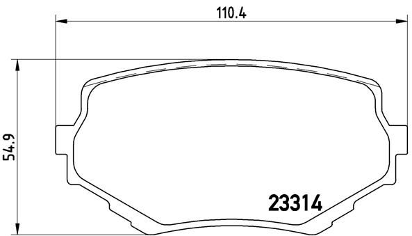 Колодки тормозные P79009 BREMBO P79009