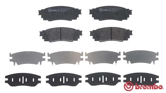 Колодки тормозные P83160 BREMBO P83160