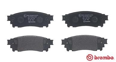 Колодки тормозные P83166 BREMBO P83166