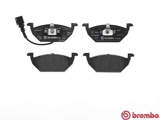 Колодки тормозные P85072 BREMBO P85072